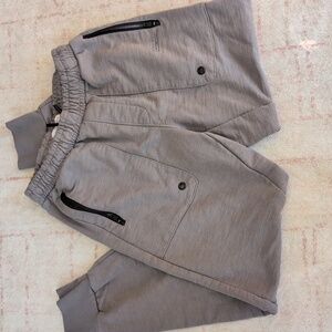 Zara Charcoal Jogger Pants with Black Accents